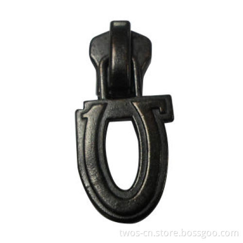 Metal Zipper Slider with Puller, Made of Alloy, Nickel-free, Available in All Designs